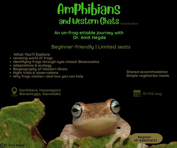 Amphibians & Western Ghats- Poster
