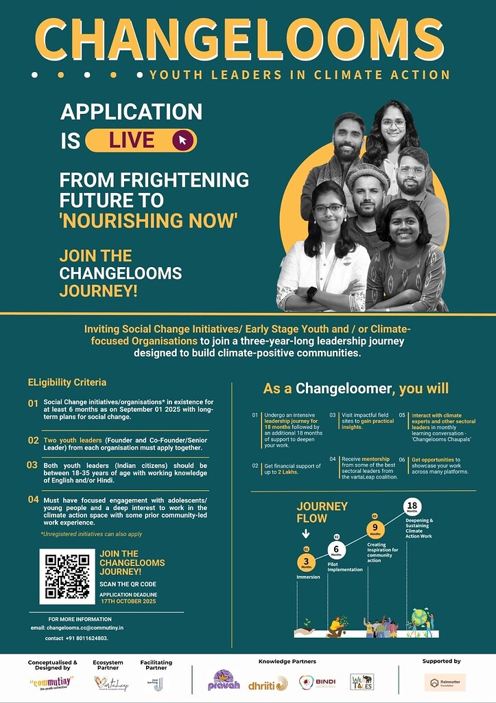 Applications for Changelooms: Youth Leaders in Climate Action are now ...