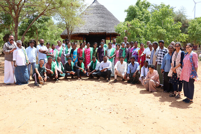 The Centre for Sustainable Agriculture and Amrita Bhoomi NGO visited The Timbaktu Collective as part of the knowledge-sharing initiative during the bi-monthly visitors’ day.