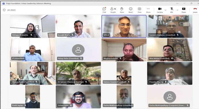 Online Advisory Meeting