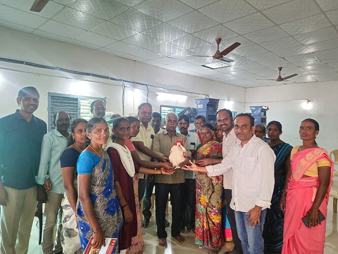 Members of the Collective visit Nammazhvar society