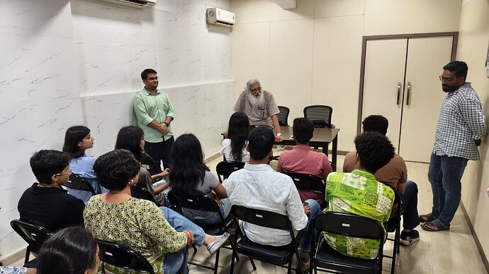Session with Partha